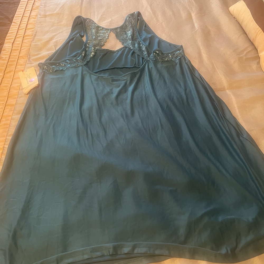 Women's Teal Chemise. NWT. Size 2X
